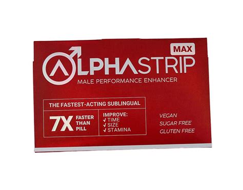 alphastrip live|Alpha Strip Max Male Performance Enhancer 